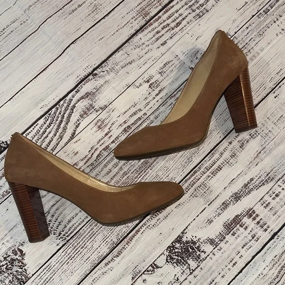 Michael Kors Susan Flex Pump Suede Sz. 7.5 - Picture 3 of 10